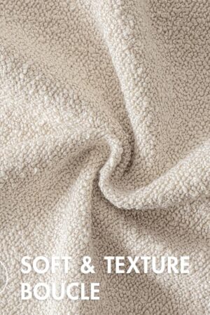 20x20 Inch Decorative Pillow Covers for Couch Bed Set of 2 Textured  Neutral Throw Pillows Natural Beige Accent Solid Cushion Pillowcase Cozy Soft Chair Sofa Livingroom Home Decor